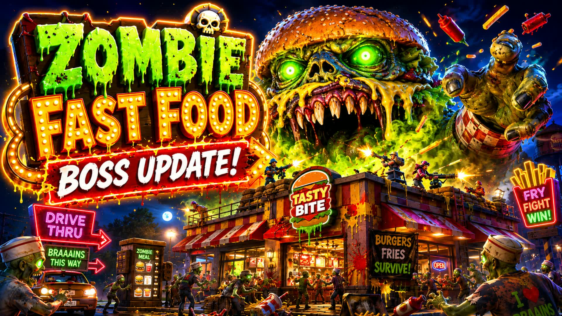 Zombie Fast Food: Night Shift