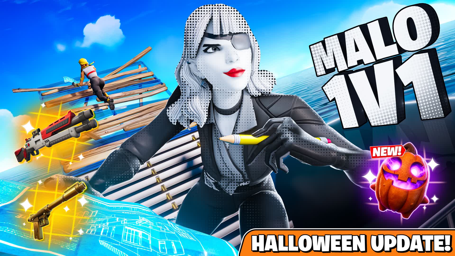 MALO 1V1 BUILD FIGHTS (200 PUMPS)