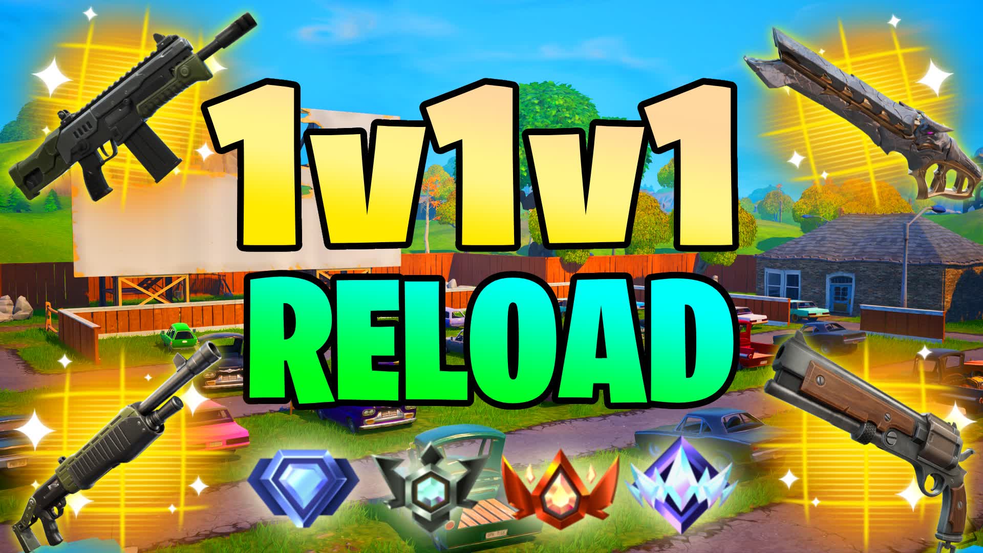 1v1v1 RELOAD RANKED REALISTICS FFA