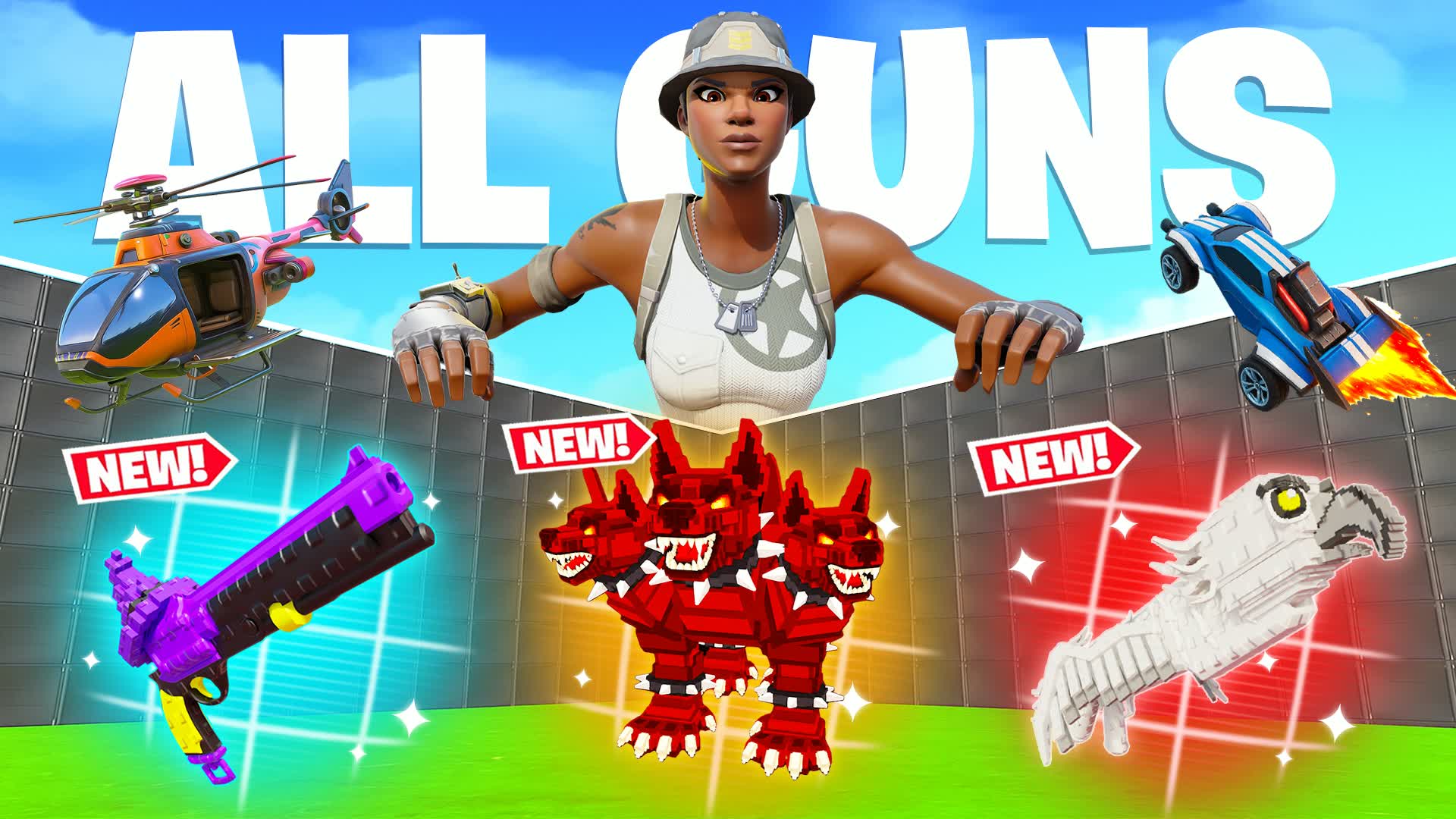 ULTIMATE 1V1 - ALL GUNS FFA HEXO