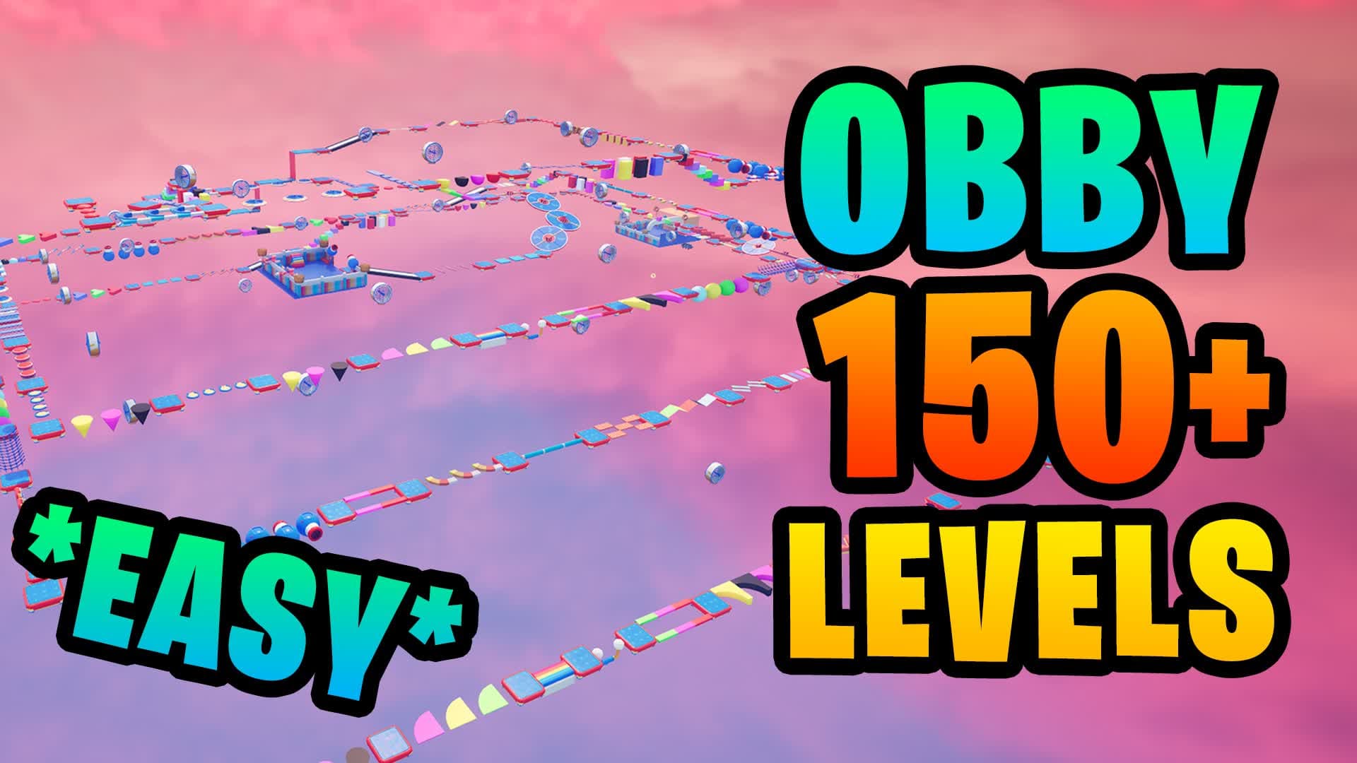 CRAZY EASY OBBY PARKOUR 😎 150+ LEVELS😎