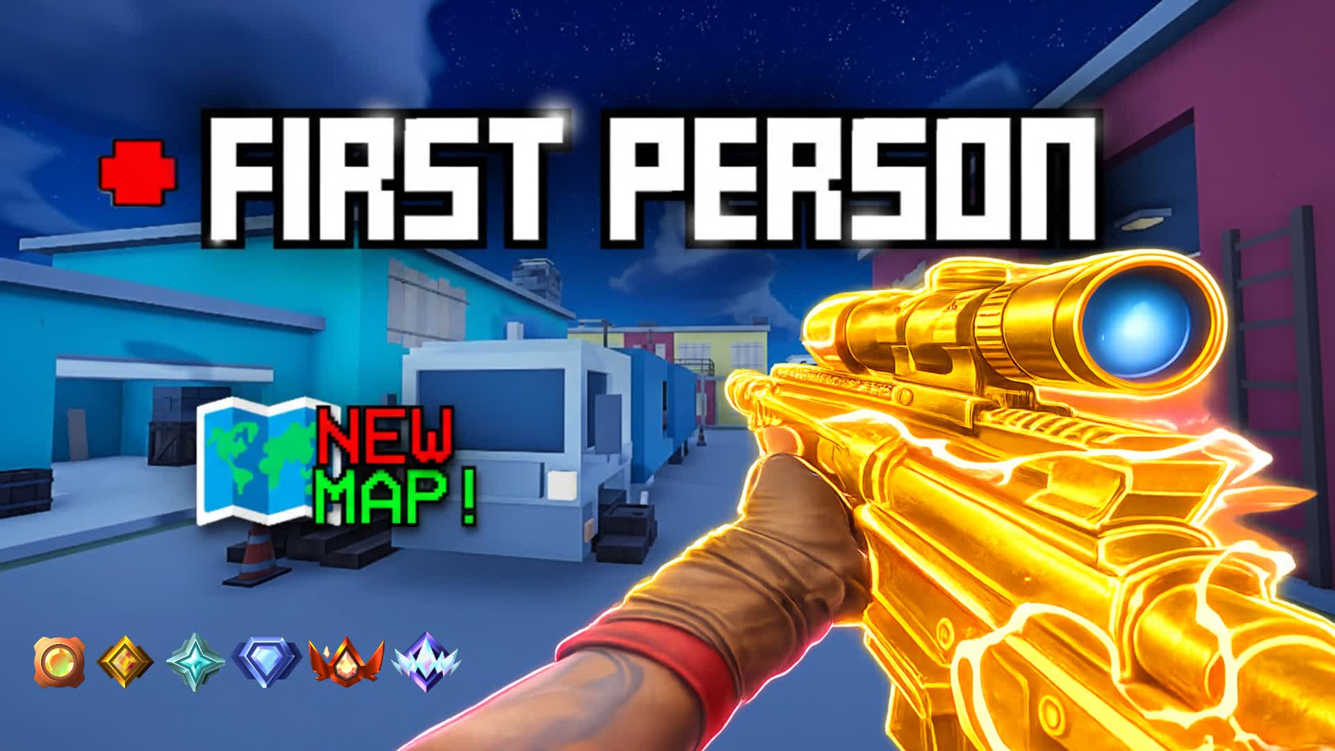 ⭐️FIRST PERSON GUN GAME LITLLE-TOWN