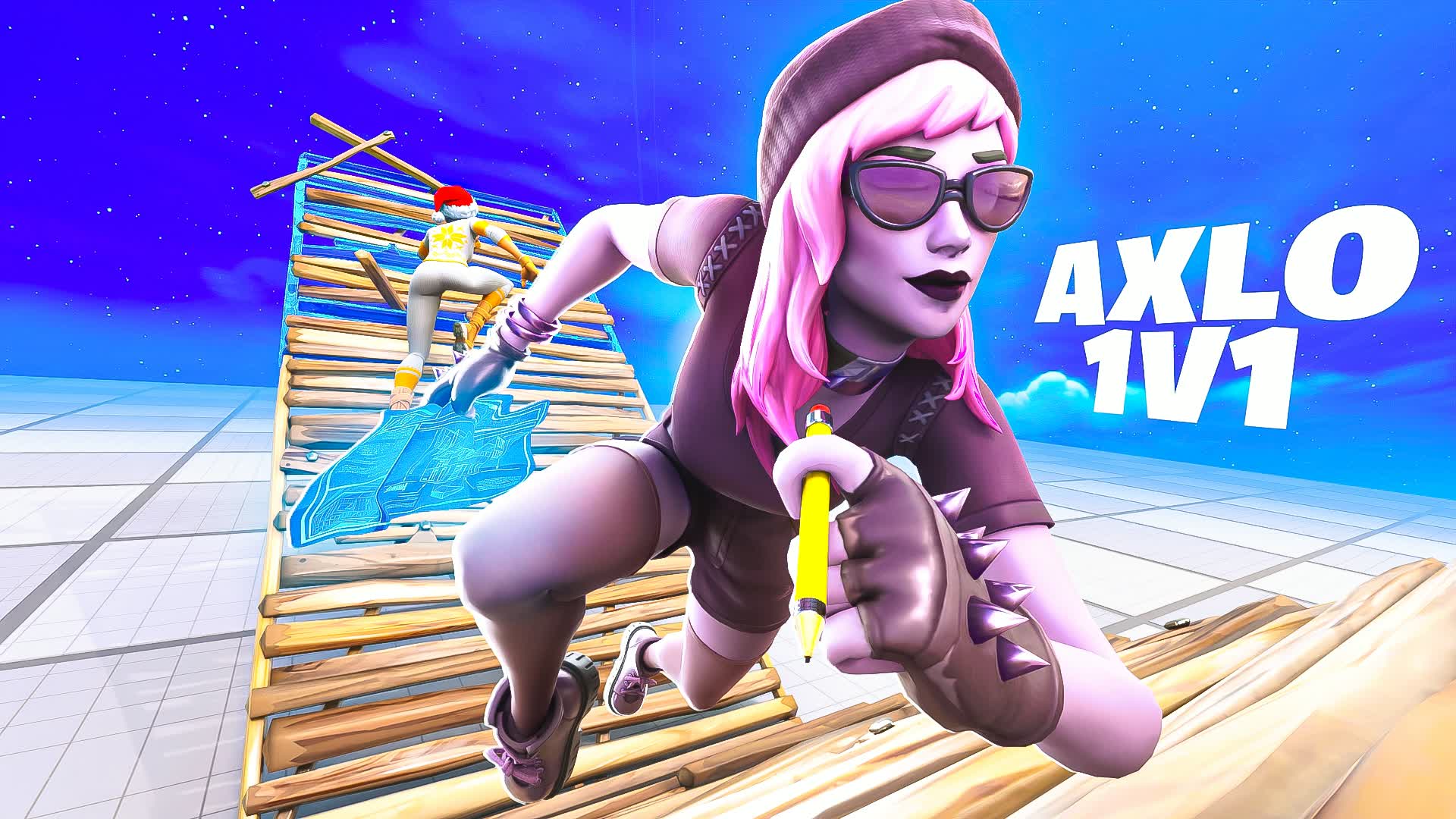 AXLO 1V1 BUILD FIGHT (200 PUMP)