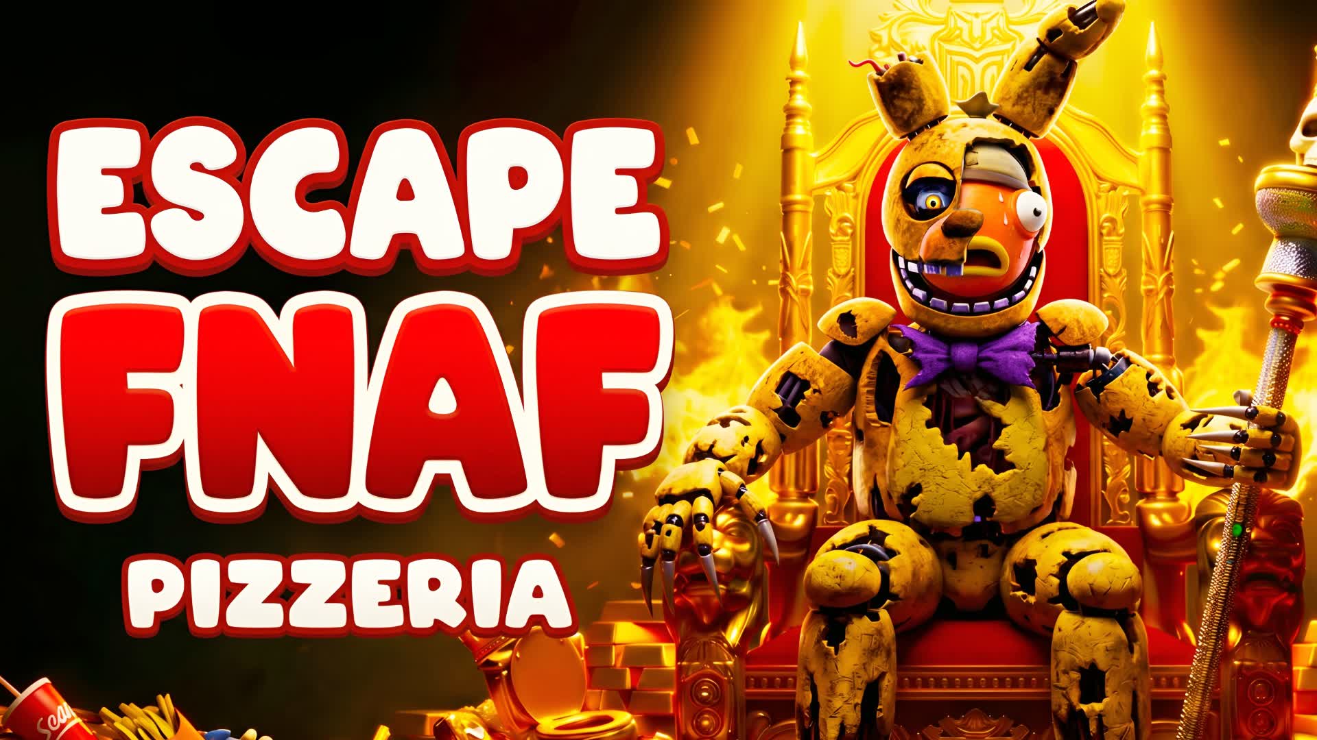 ESCAPE FROM FNAF PIZZERIA 🍕