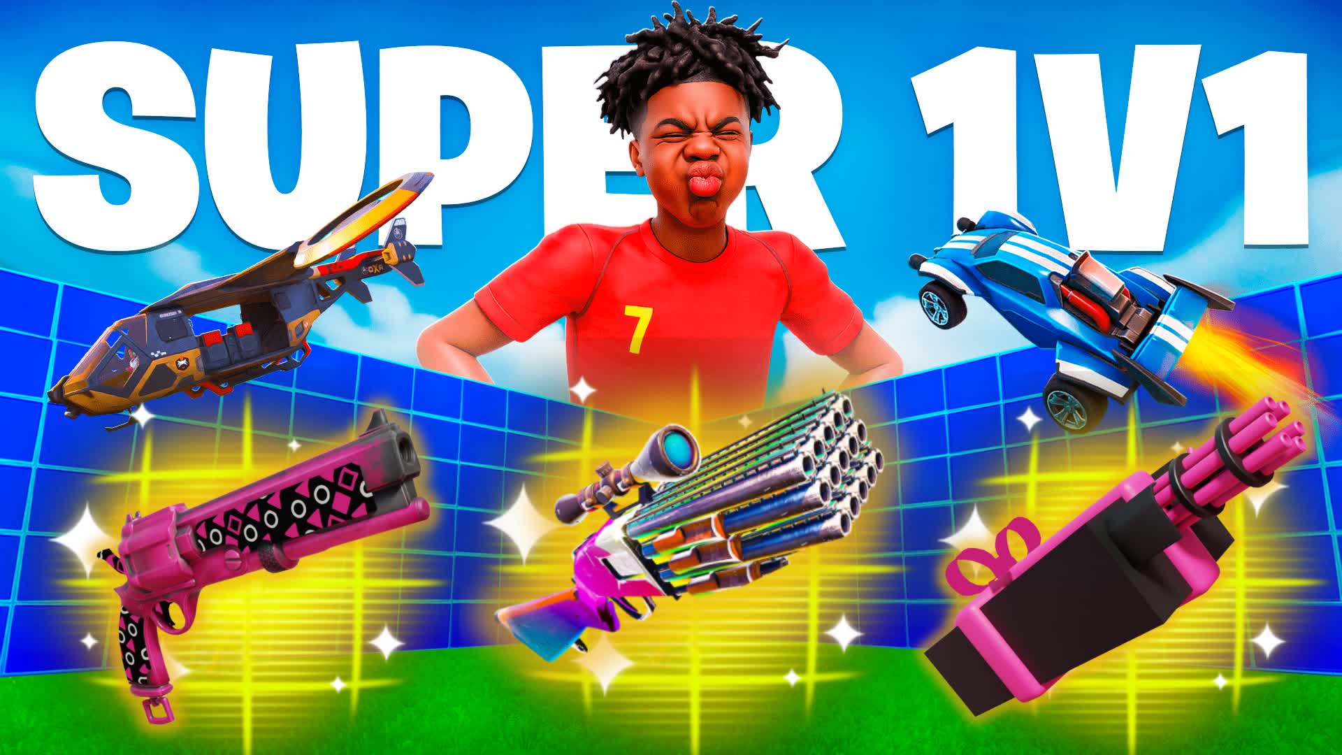 SUPER 1v1 Custom weapons