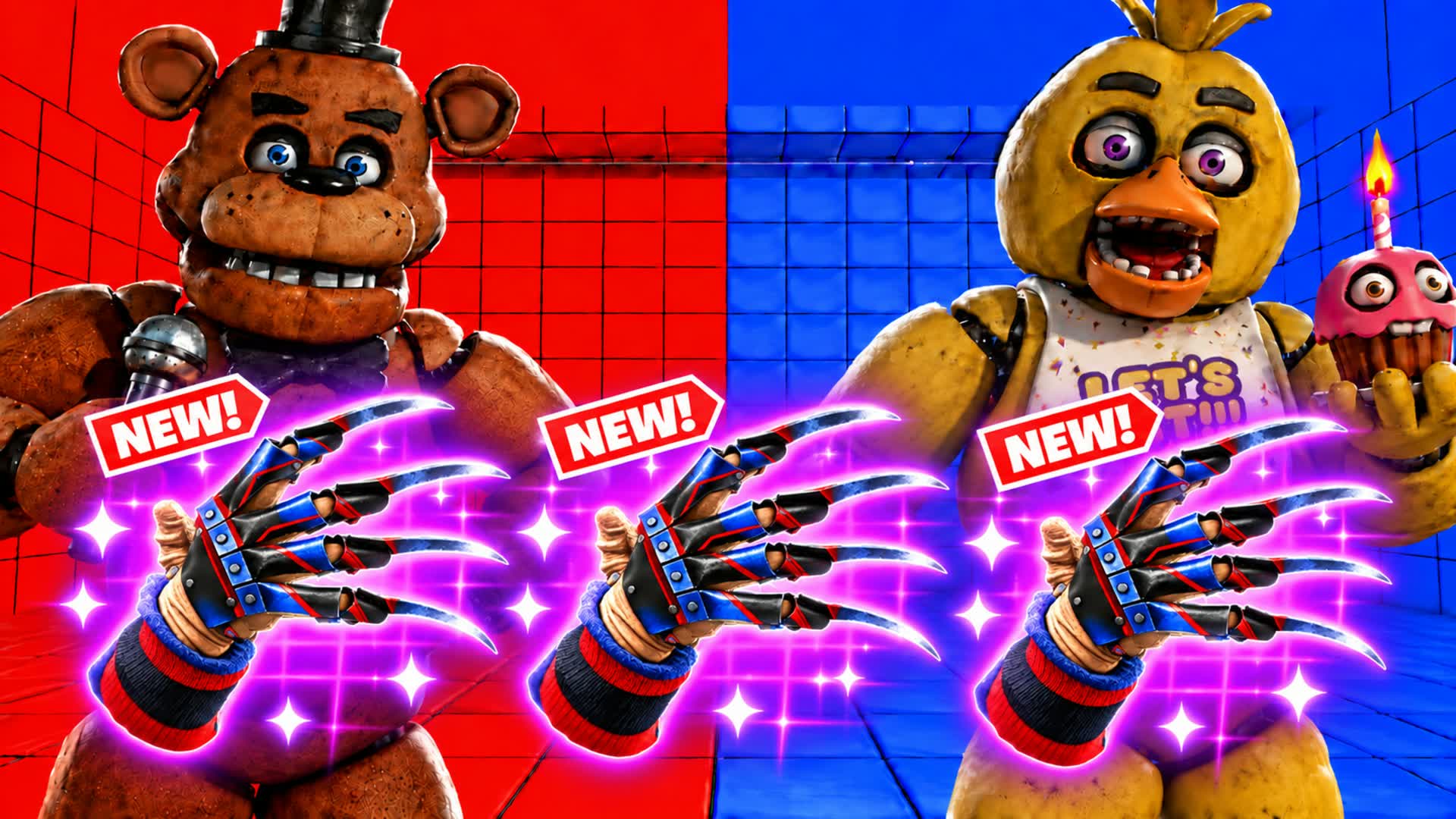 FNAF RVB RED VS BLUE 🔴🔵