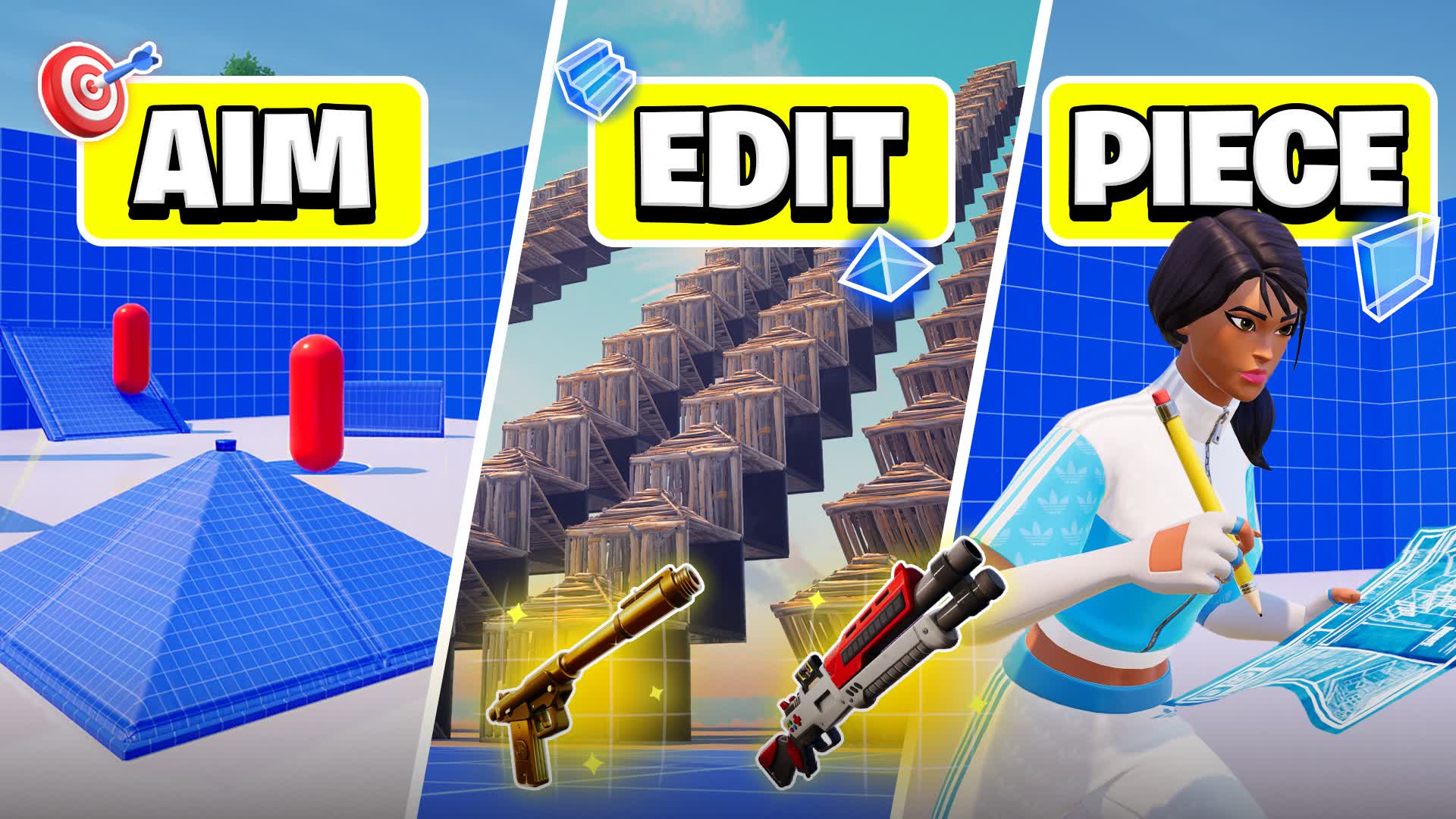 🎯Practice Warm-Up (Aim, Edit, Piece)