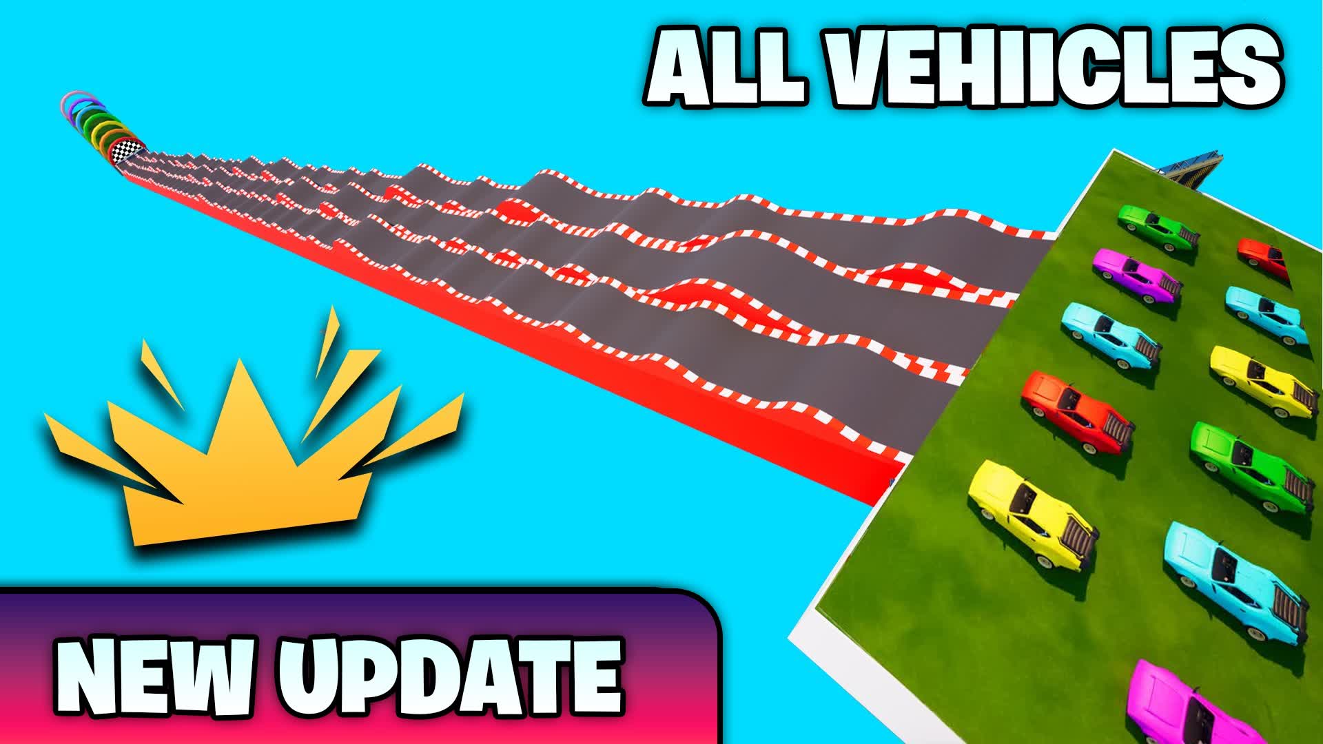 CARS MEGA RAMP ALL VEHICLES