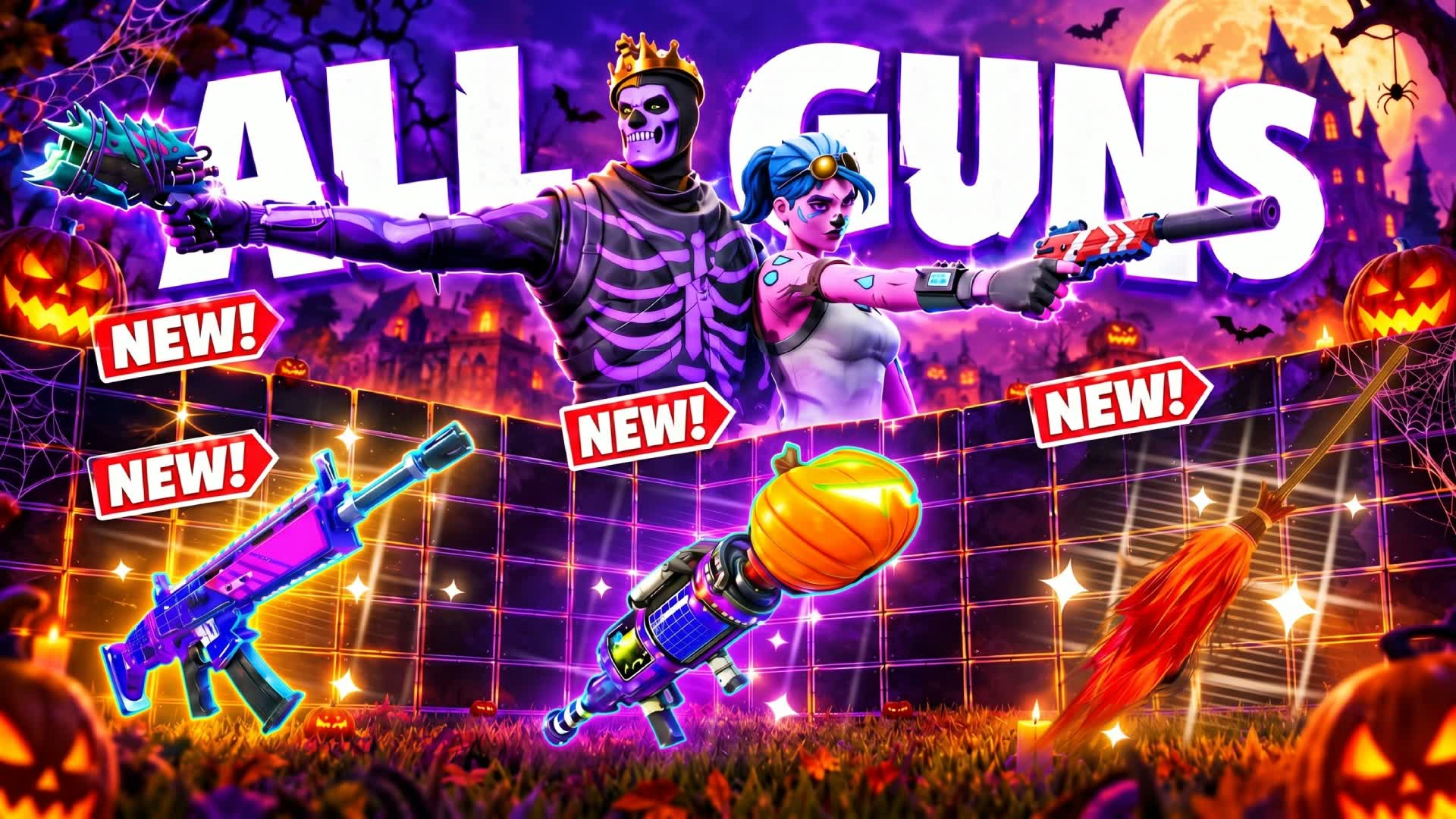 👻 EVERY GUN & 1V1 🎯