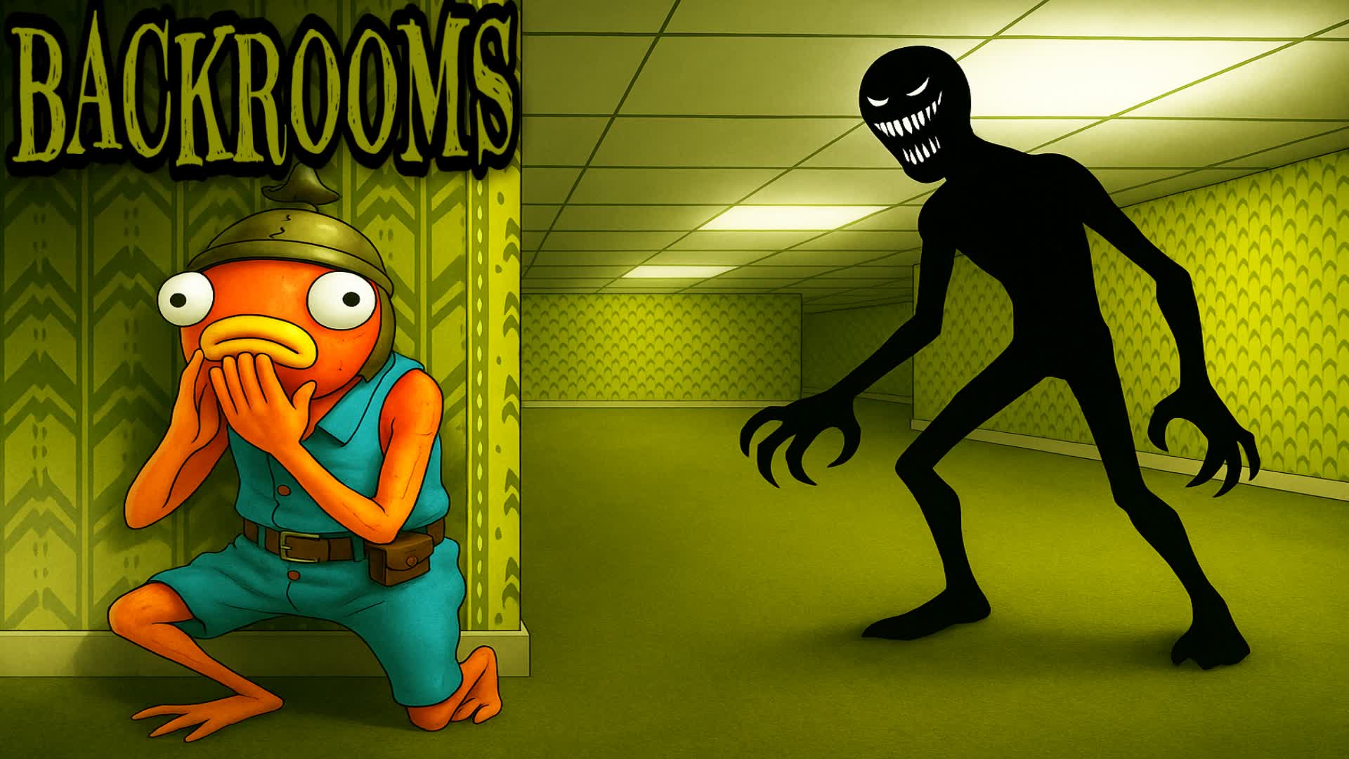BACKROOMS HORROR BEGINS